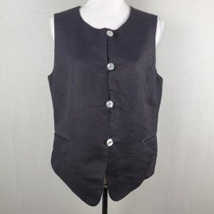 Vintage Giorgio Sant'Angelo Linen Vest